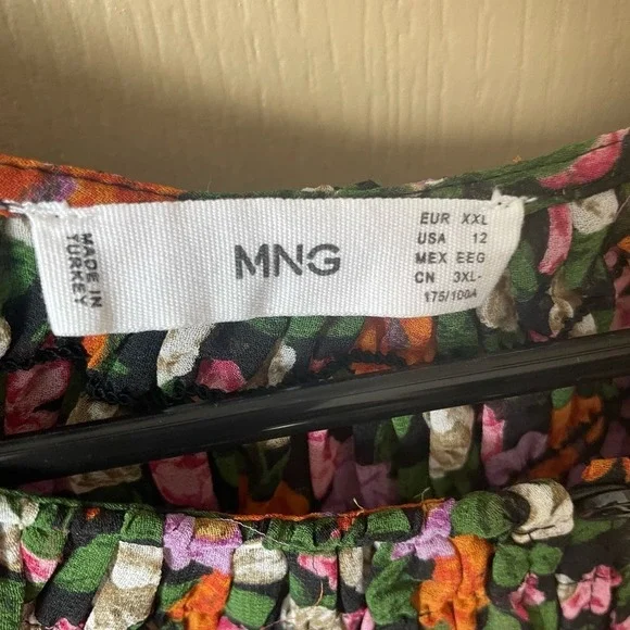 Ming Floral Blouse XXL - Picture 6 of 7